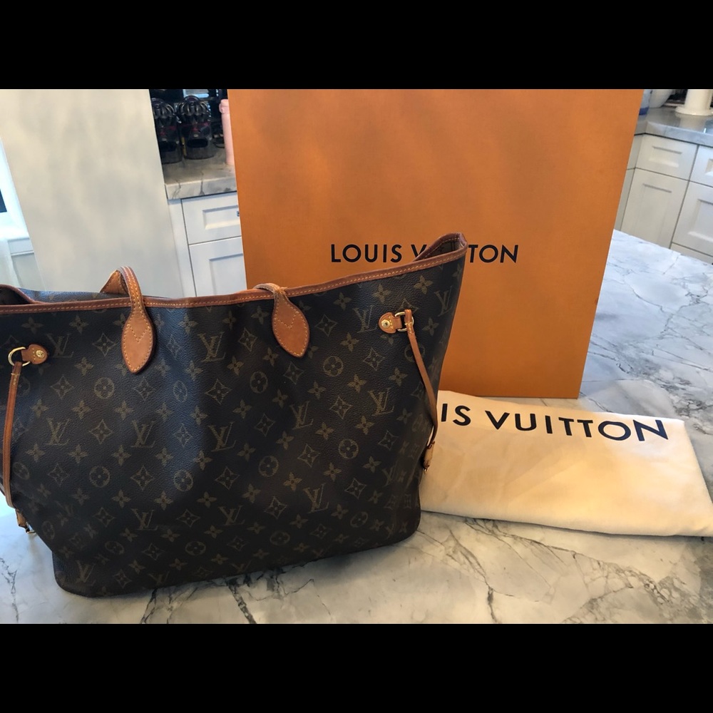 LV Neverfull GM Large Tote Bag